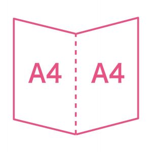 A４×４ページタイプ（A３・２つ折）